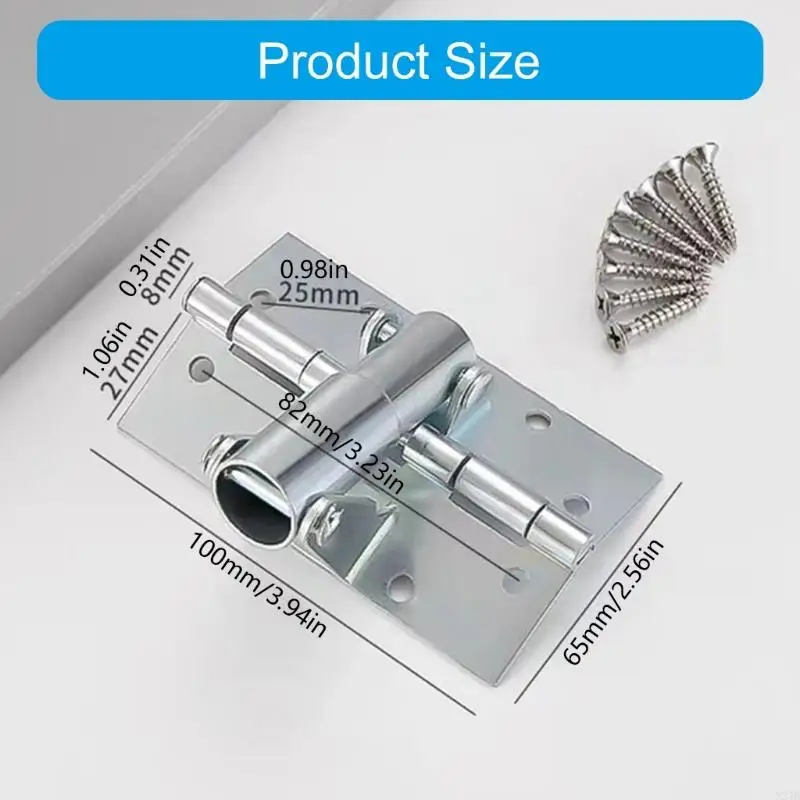 2pcs Multifunctional Spring Door Hinges Easy Installion for Various Door
