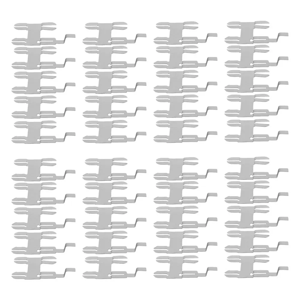 Nickel Sheets Nickel Plating Strip 10set(total 60pcs) 37.8*26.5mm Brand New Nickel-plated Steel 37.8*26.5mm 10set(Total 60pcs)
