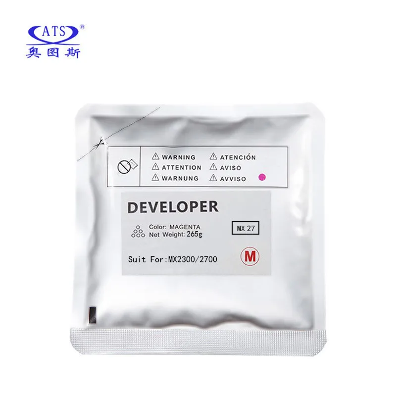 4PCS/Set mx27 mx-27 MX27 MX-27 Original Quality Developer Powder For Sharp MX 2300 2700 MX2300 MX2700 Copier Spare Parts