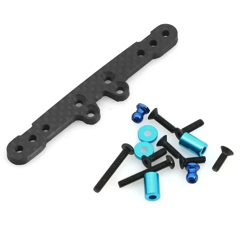 Amortisseur de tour de choc avant et arrière en Fiber de carbone, pièces de mise à niveau pour voiture Tamiya XV01 RC, accessoires