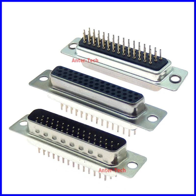 

2PCS DB44 female Male serial port CONNECTOR plug-in board type D-Sub CONNECTORS 44pin plug jack Adapter 3 Rows 44 PIN 44p