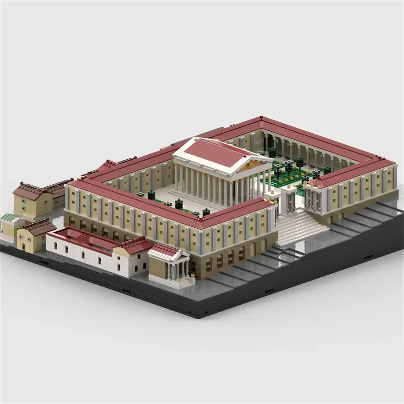 Street View Model Moc Bouwstenen Tempel Architectuur Model Technologie Baksteen DIY Assemblage Constructie Speelgoed Vakantiegeschenken