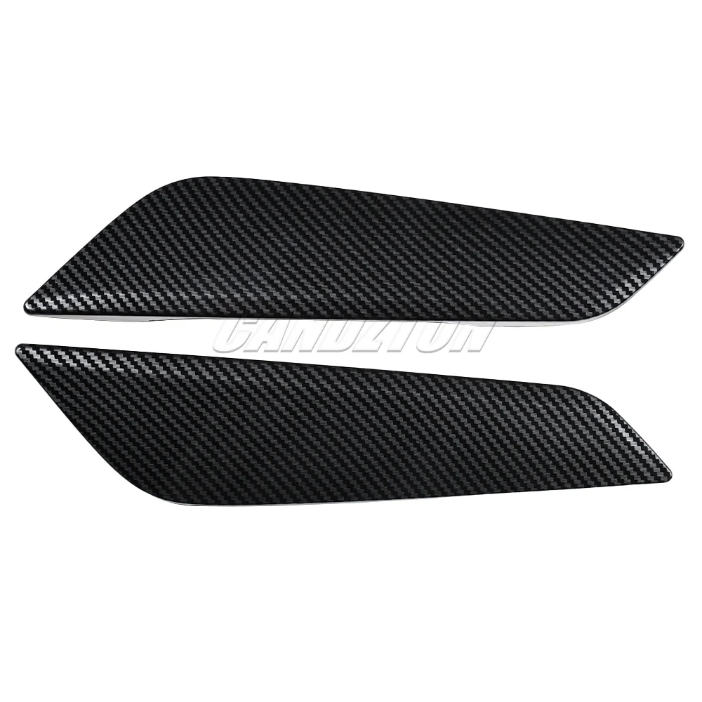 Neue vordere Seitenkotflügel-Lüftungsabdeckungen Schwarz/Carbon-Optik L+R 51747439013 51747439014 für BMW G30 G31 2017-2023 Autozubehör – Detail 5