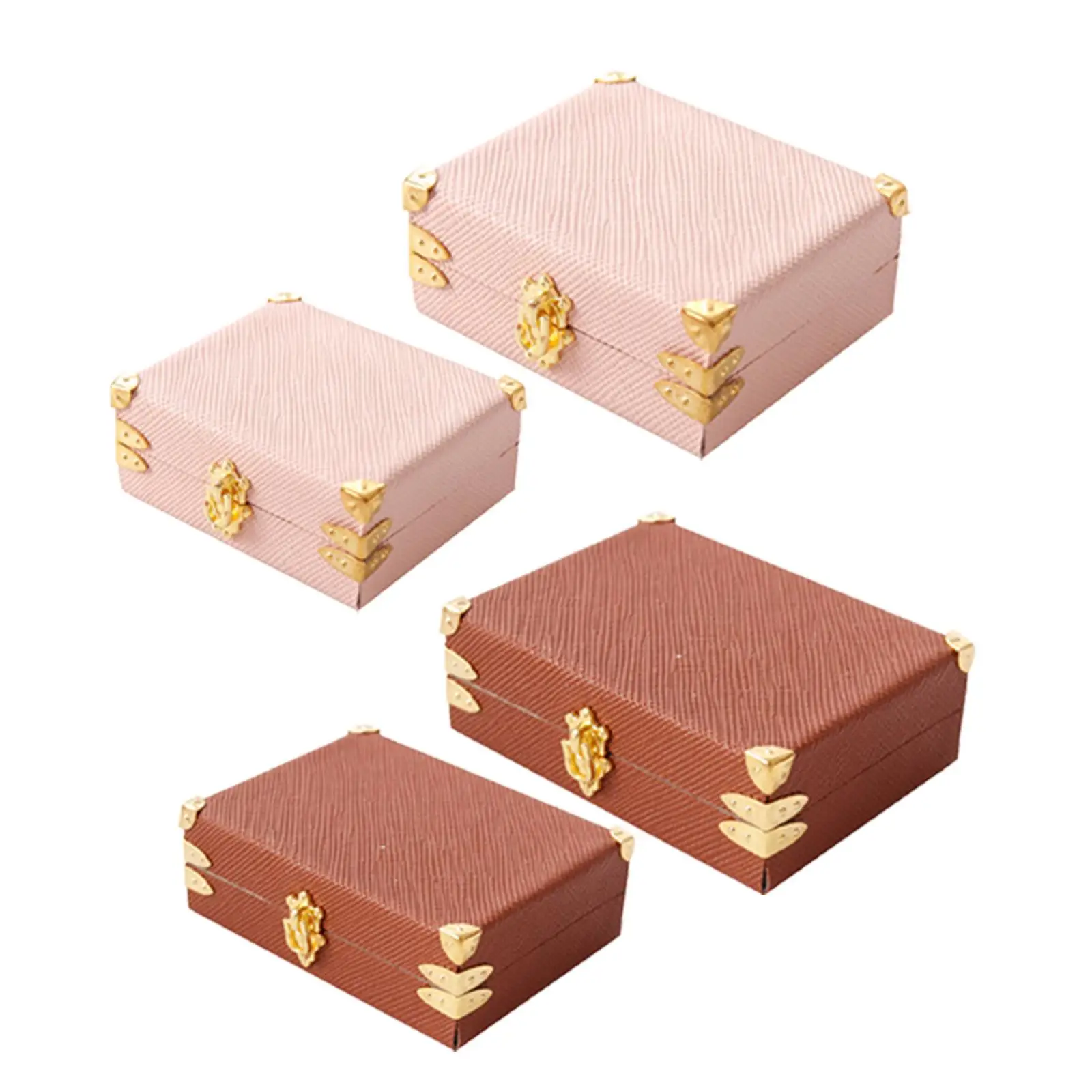 Mini Luggage Cases Miniature Suitcase Toy Can Open and Close Doll House Accessory Dolls Travel Suitcase Decor for Dollhouse