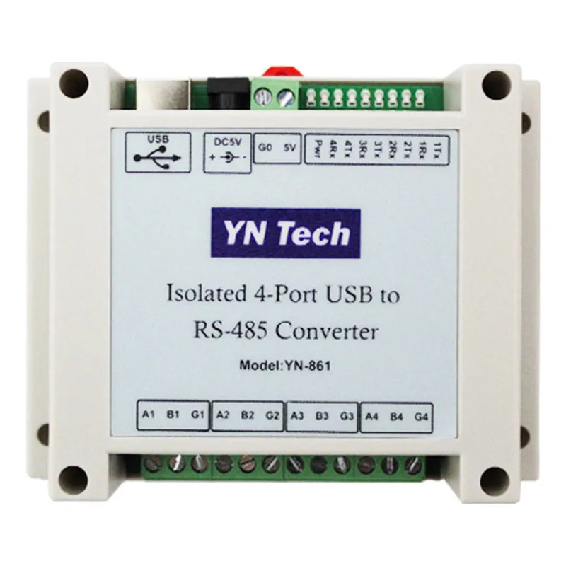 

Isolated USB to four port RS485 four channel 485 to USB four port conversion industrial UT-861