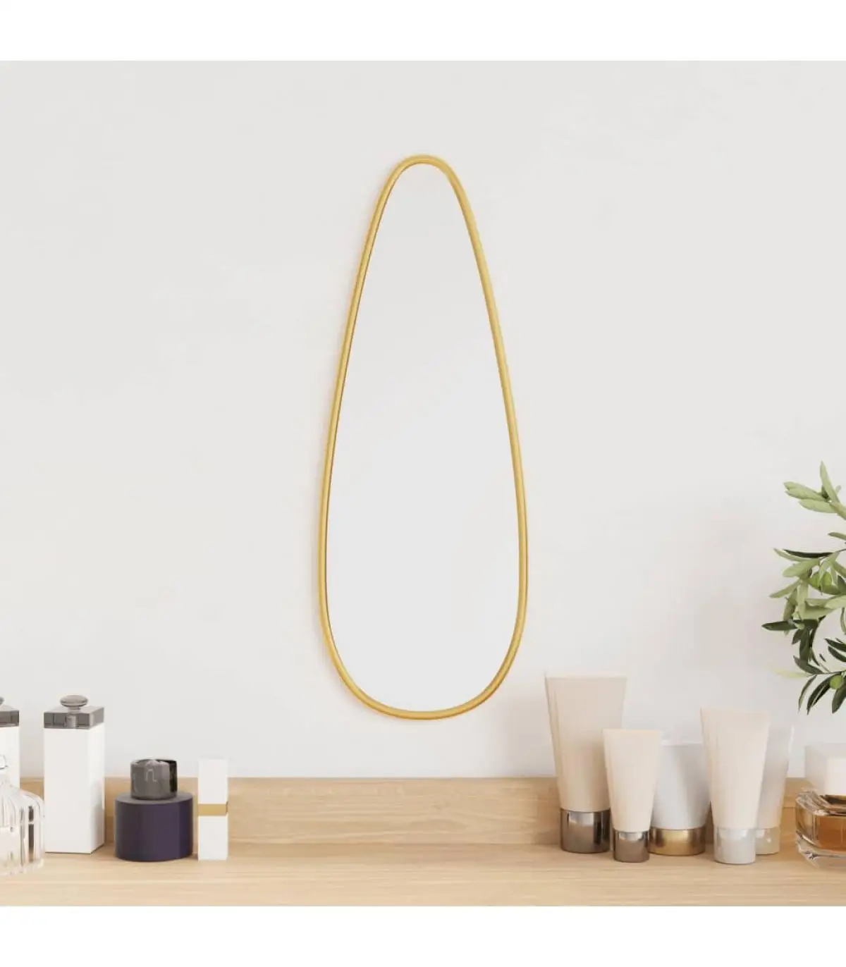 40x15 cm golden wall mirror mirrors