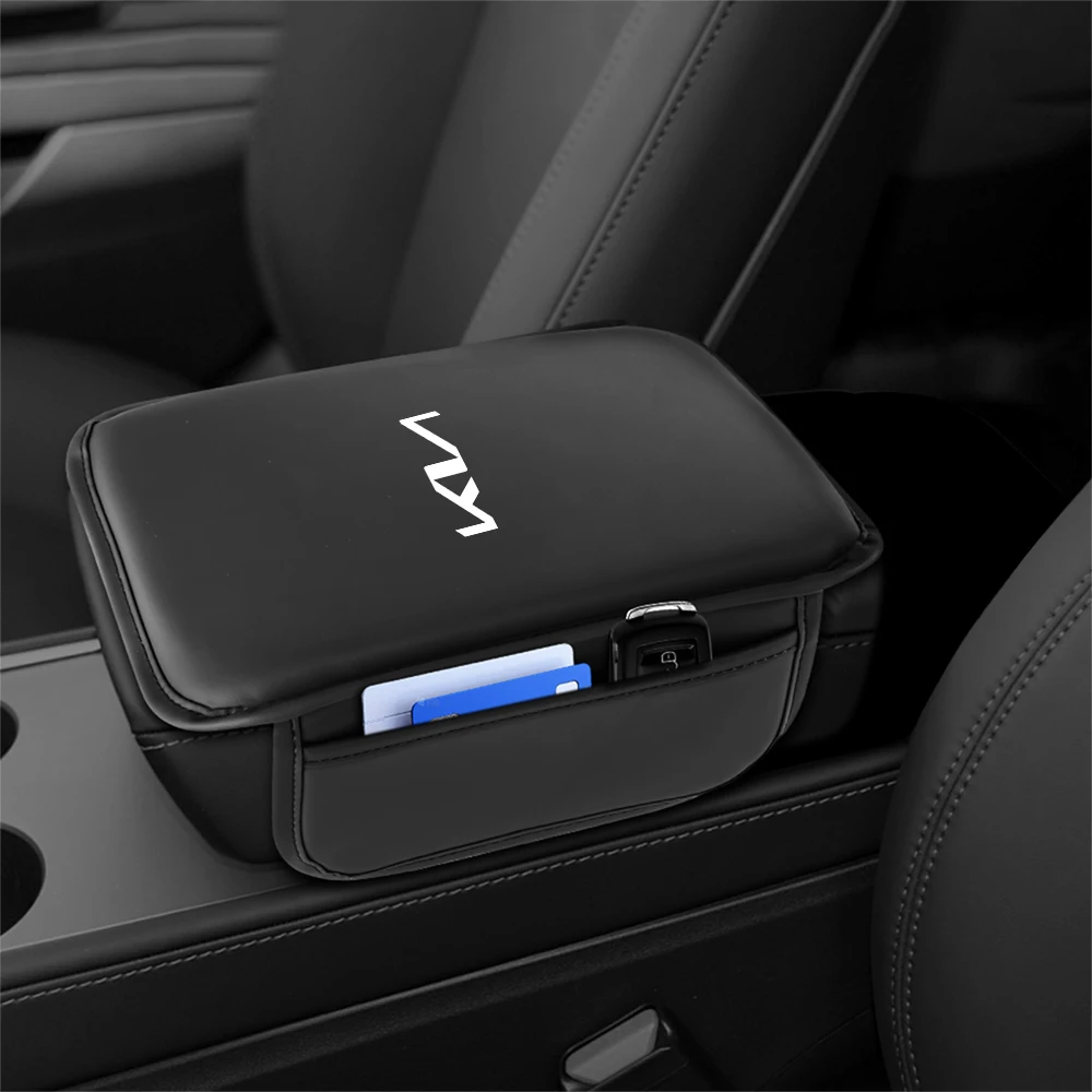 غطاء مسند ذراع السيارة من جلد البولي يوريثان وحدة التحكم المركزية وسادة حماية مسند الذراع لكيا سبورتاج Ceed سورينتو أوبتيما بيكانتو ريو سول K6