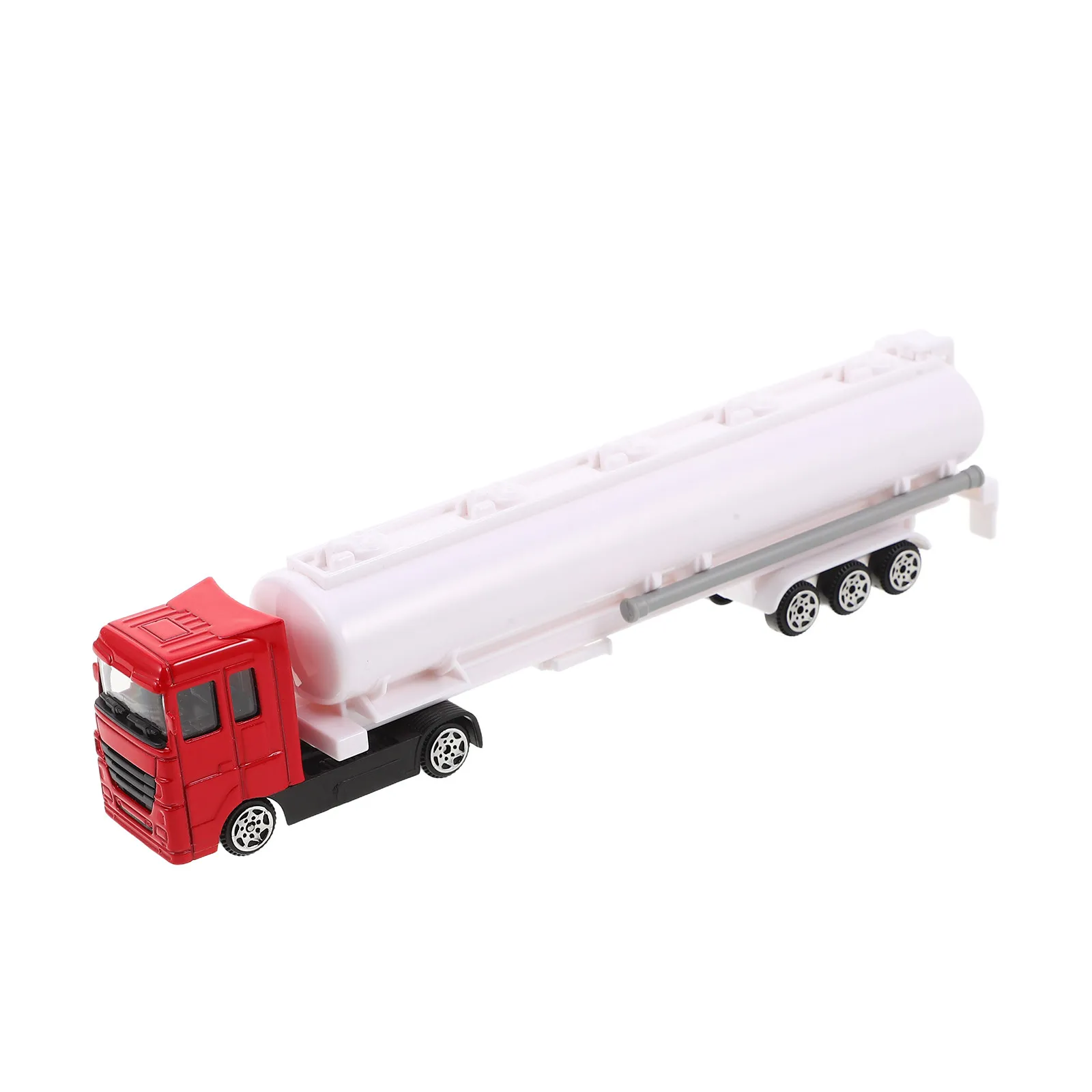 Alloy Tank Truck Model European Semi Diecast Carrier Toy Style Vehicle Oil Tanker