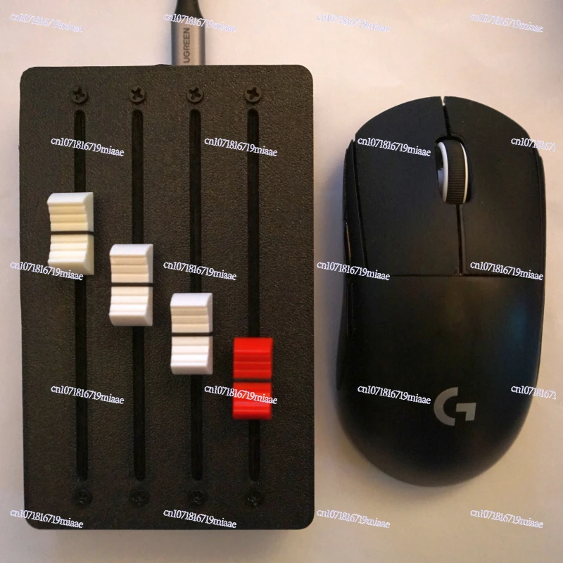 Minimal 4-track Midicc Controller DAWA Host Midi Controller, Fader Drawing String Emoji