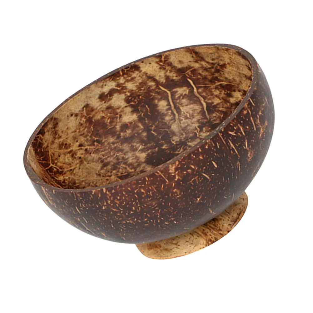 

Coconut Wood Bowls Lightweight Healthy Breakfast Ramen Key Storage Smooth Cutlery Wooden Craftsmanship Texture H Feeling