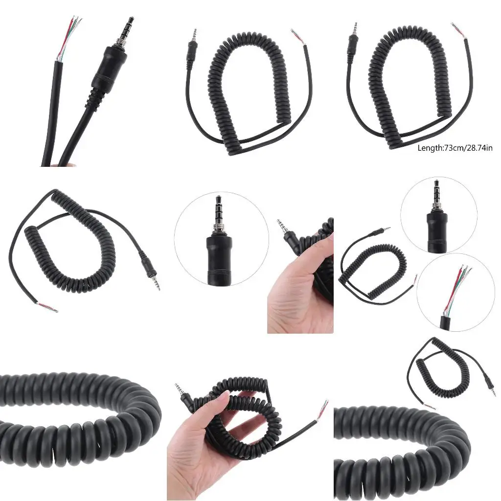 Micorphone Cable for Yaesu VX-6R VX-7R FT-270R Walkie Talkie 73cm Length