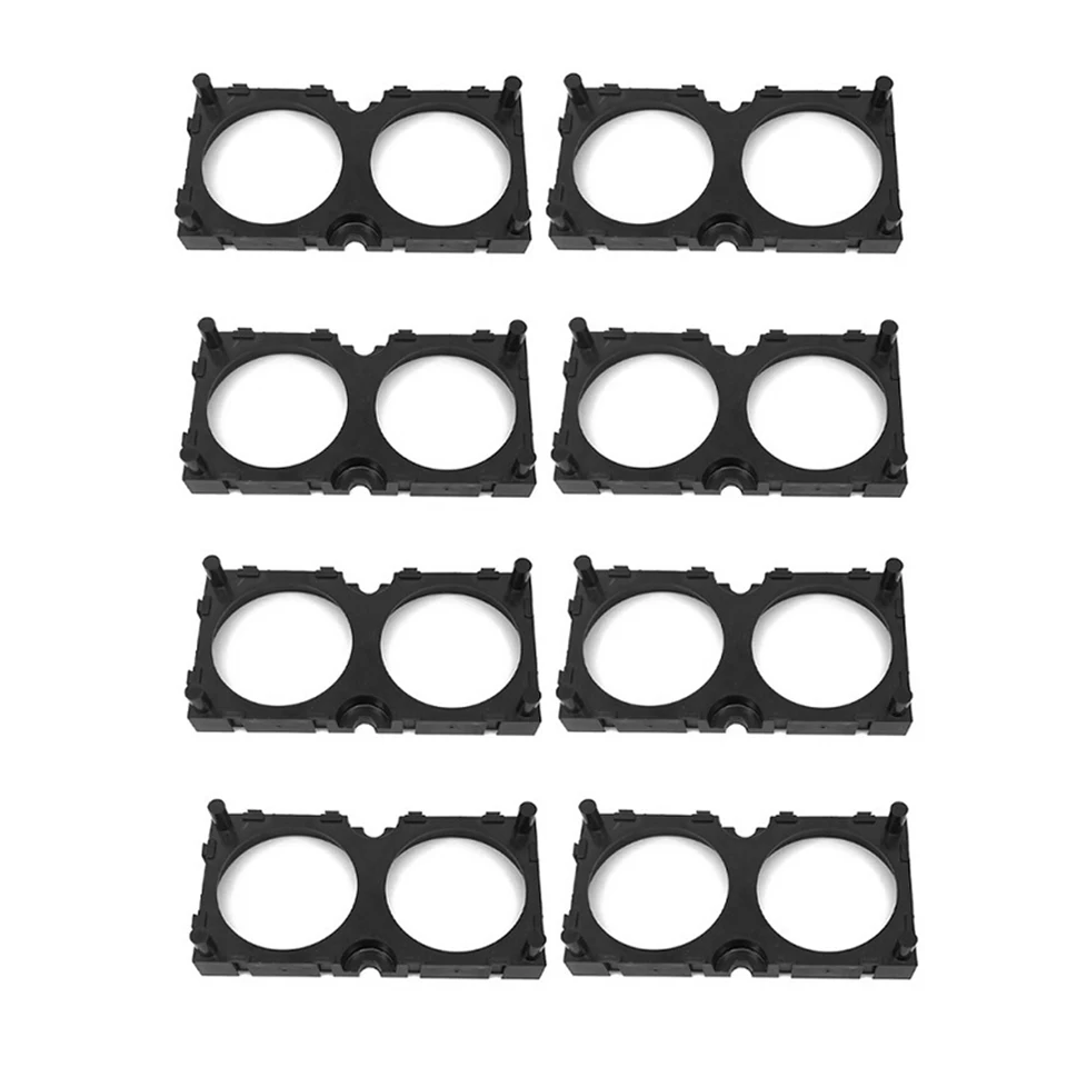 8pcs 46160 Battery Holder Stand Plastic Frame Bracket For Holding Battery Packs 48.2mm Hole Distance Power Tool Batteries