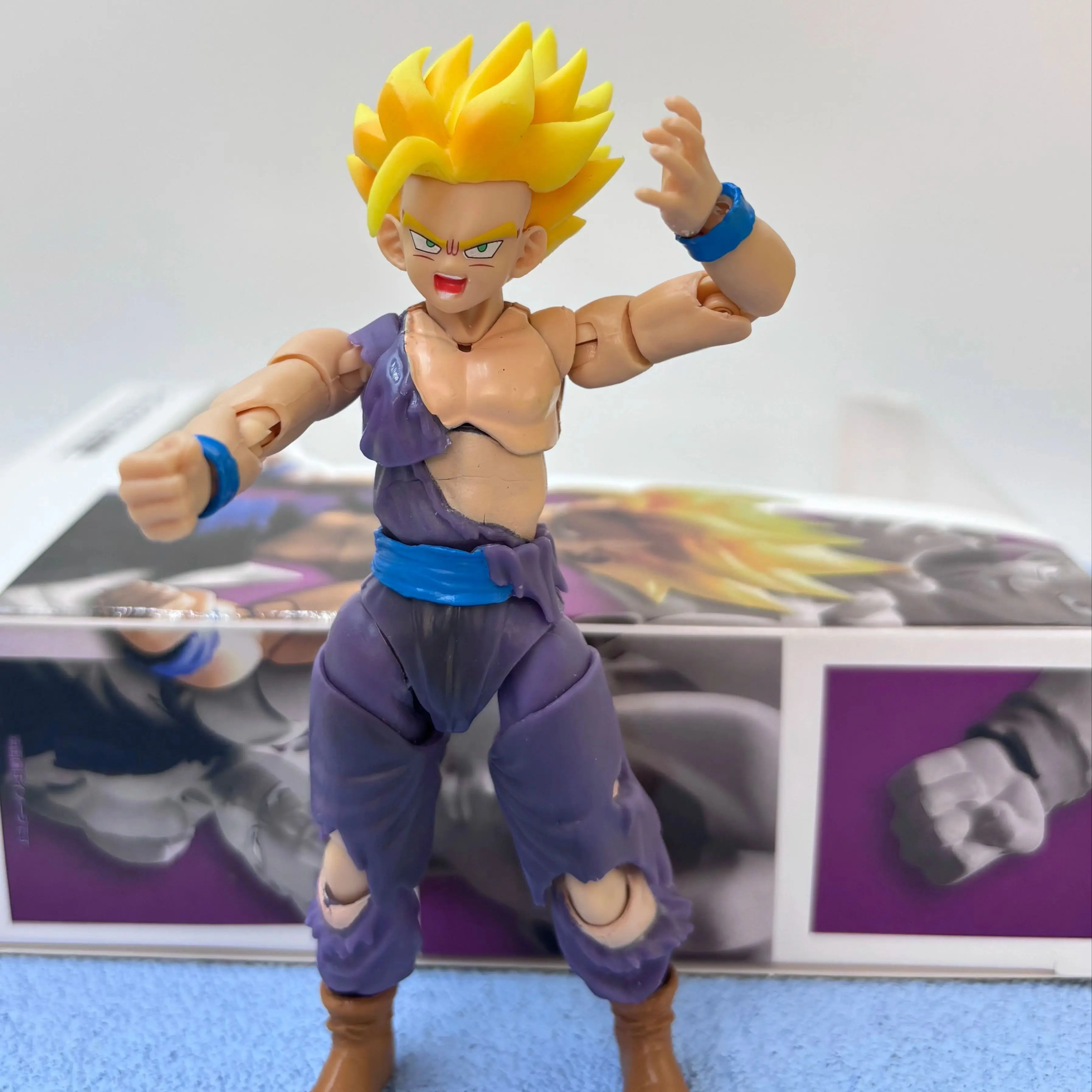 Teen Gohan SHF Action Figure Son Gohan Dragon Ball Super Saiyan Doll Figure Ornament - view 2