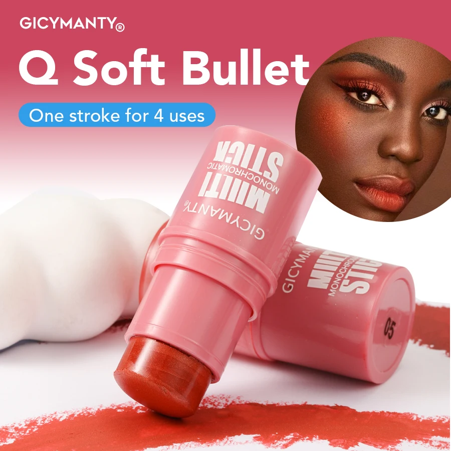 멀티 스틱 파우더 블러셔 페이스 리페어 섀도우 하이라이트 3 in 1 립글레이즈 립스틱 원스틱 멀티 페이스트