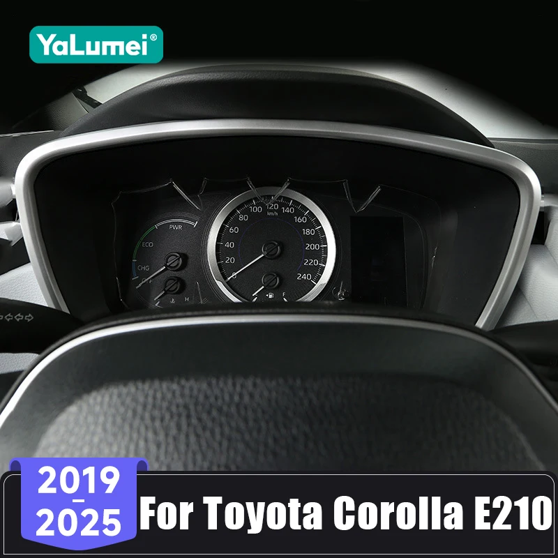 Für Toyota Corolla E210 Hybrid 2019-2021 2022 2023 2024 2025 Corolla Cross XG10 2021-2025 Auto Armaturenbrett Blenden-Ring Aufkleber