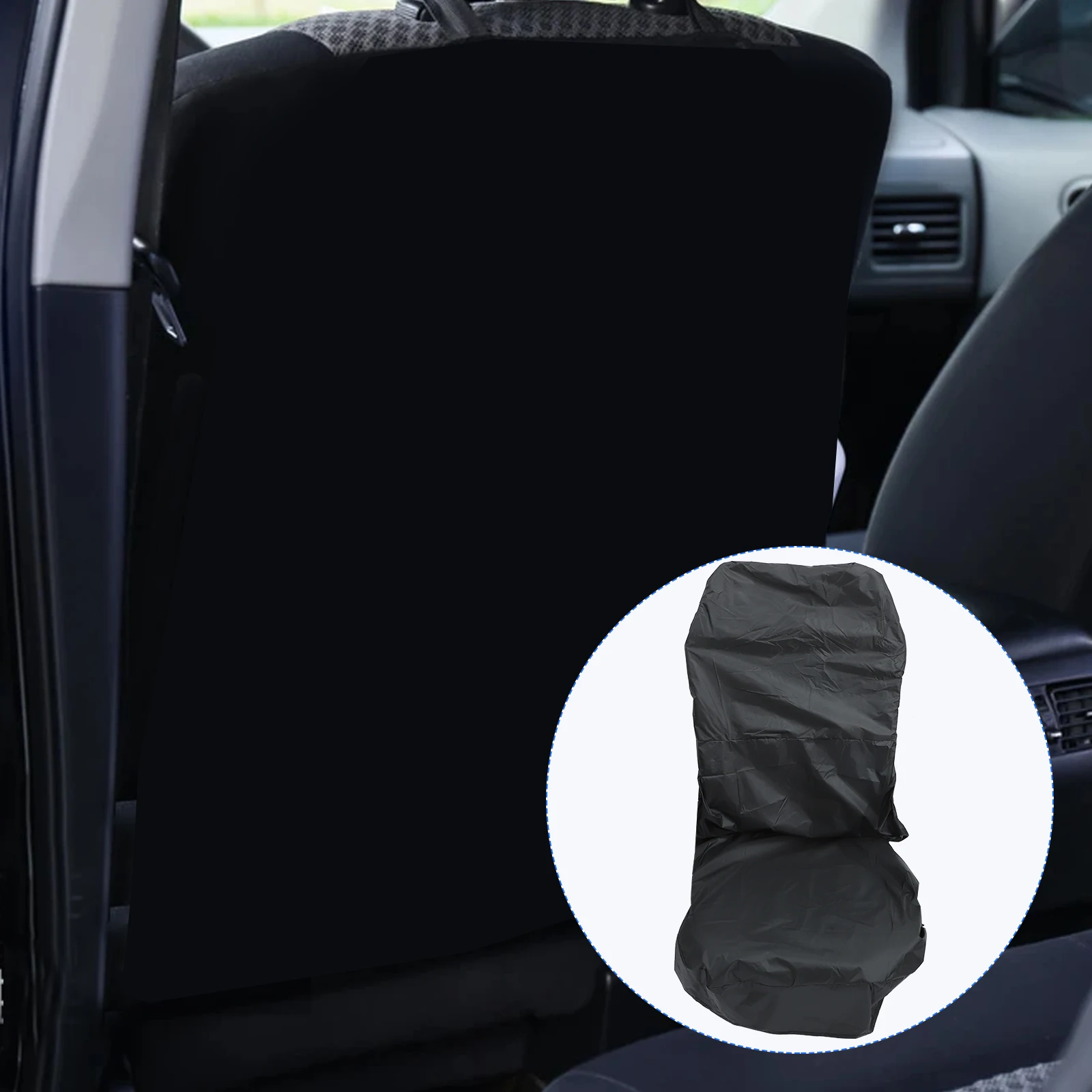 

2pcs Universal Car Seat Covers Durable Protector Anti-Dirt Scratch Resistant Easy Install Pet Hair Proof For Car Protection