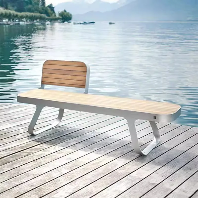 Outdoor park chair, garden patio balcony lounge chair