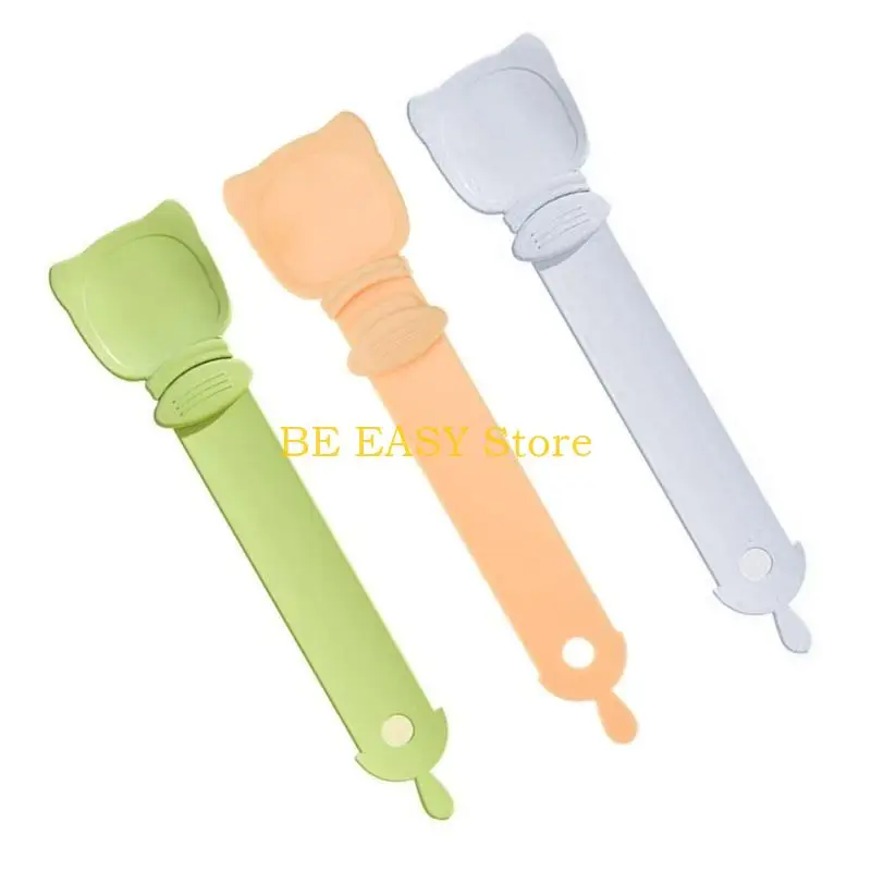 E28F Cat Treat Stick Spoon for Dog Cats Wet Food Feeding Spoon Pet Snack Squeeze Spoon Food Storage Spoon Pet Feeding Supply