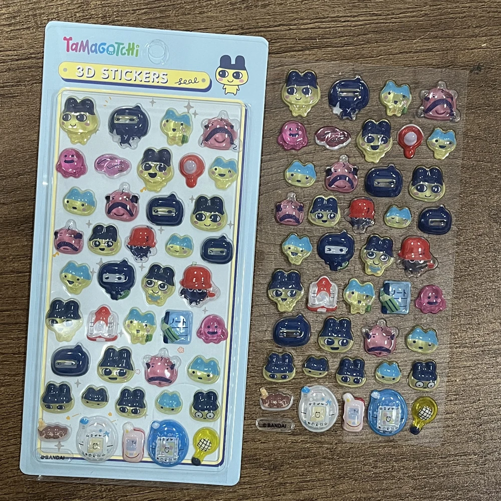 포짱” 2026 작은 물방울 소스 미니 엠보싱 3D 만화 스티커 장식용 방수 스티커