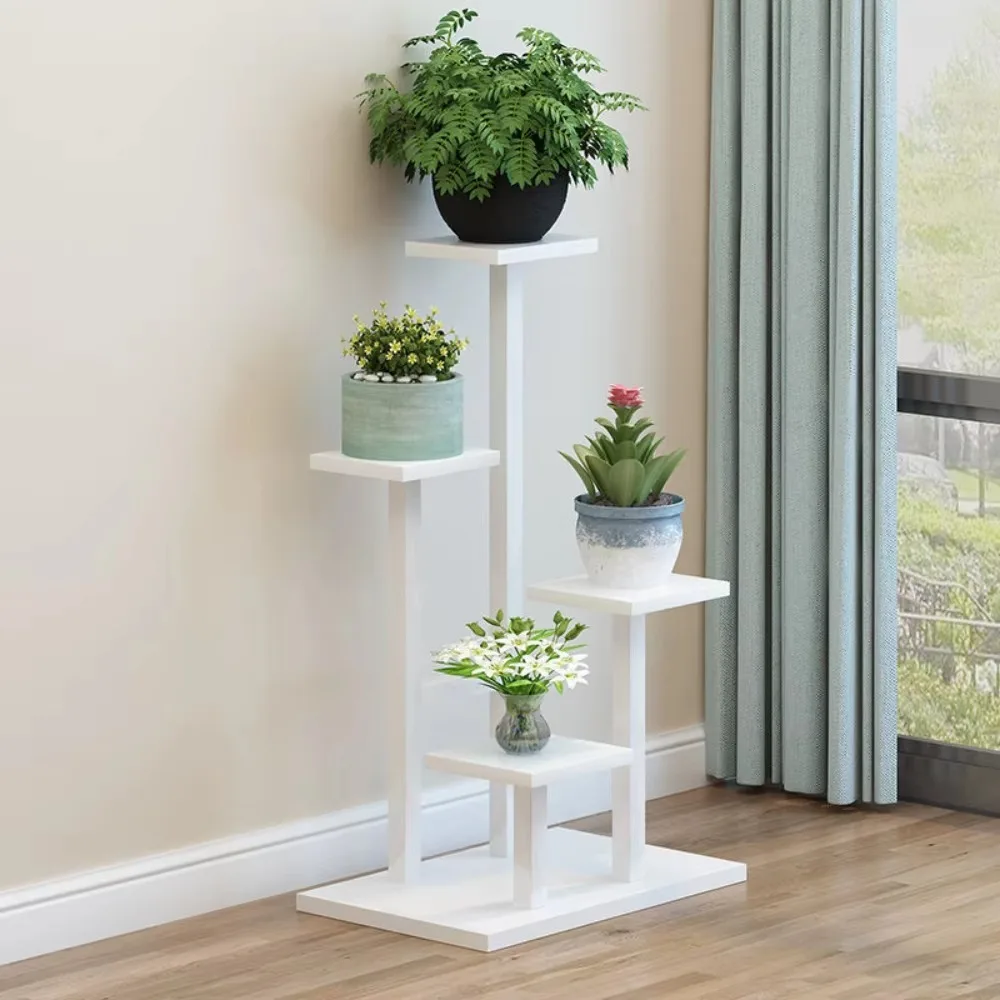 Plant Stand Household Balcony Plant Shelves Modern Simplicity Flower Holder Multi-storey Durable and Sturdy Indoor Flower Stand