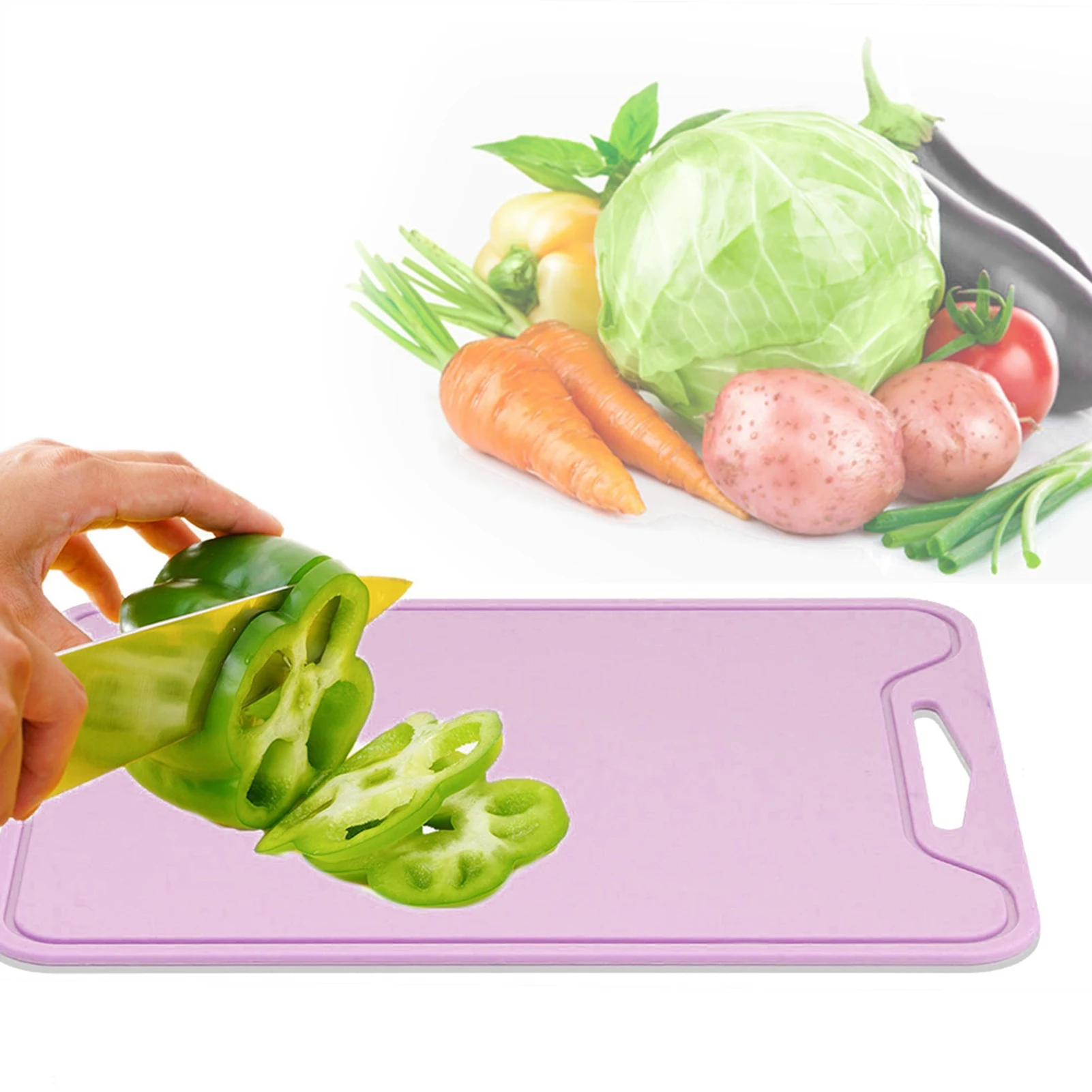 Cutting Board Kitchenware Food Grade Silicone Flexible Cutting Board Chopping Board for Home Kitchen Use  Kitchen Supplies