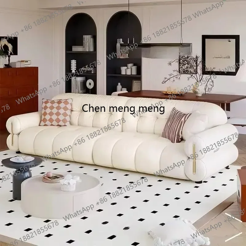Beige 2 Seats Electric Sofa Leather Microfiber Apartments Recliner Recliner Sofa Oversized Modern Divano Tecnologico FurnitureAB
