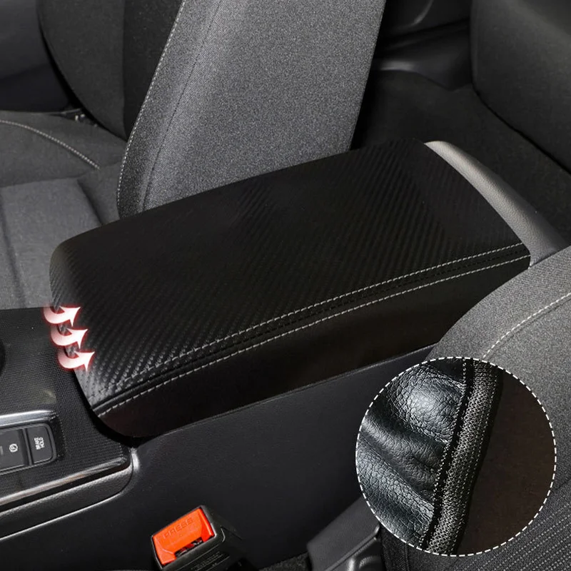 SBTMY Pu carbon fiber protective sleeve for automobile central armrest For Honda Civic 11th Gen 2022