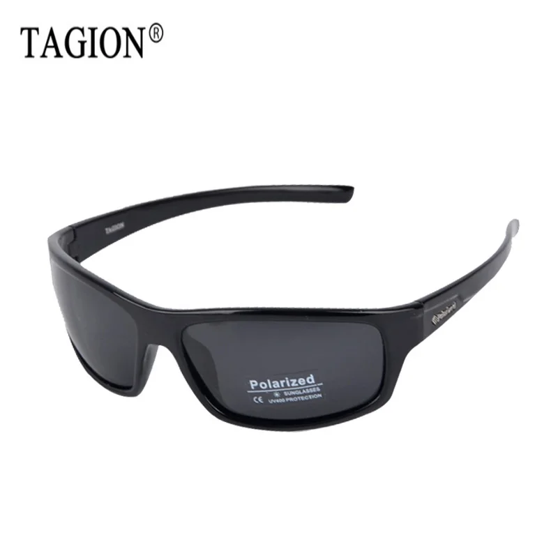 2026 Herren Marken-Design Polarisierte Sonnenbrille für Männer Braune Sport-Rechteck-Sonnenbrille Gläser Herren-Radsportbrille Gafas UV400