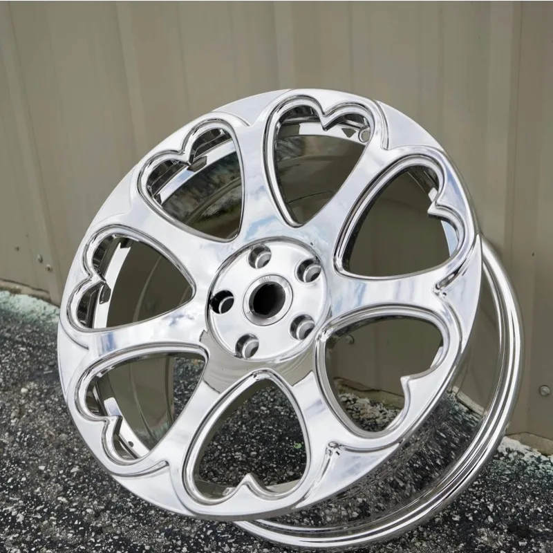 15-20 Inch RCSR Heart Shaped Forged Wheels Multi PCD Cute Styling Aftermarket Compact Daily Car Rims