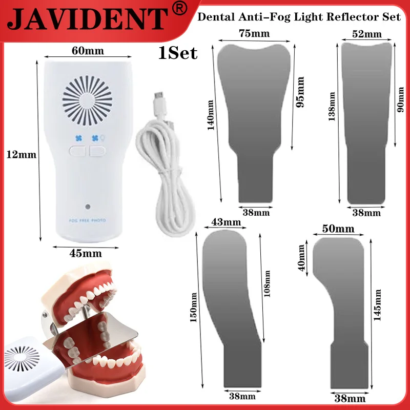 

Стоматологический противотуманный набор зеркал для рта, внутриротовой двухсторонний отражатель из нержавеющей стали с подсветкой, устраняет запотевание, оральный инструмент