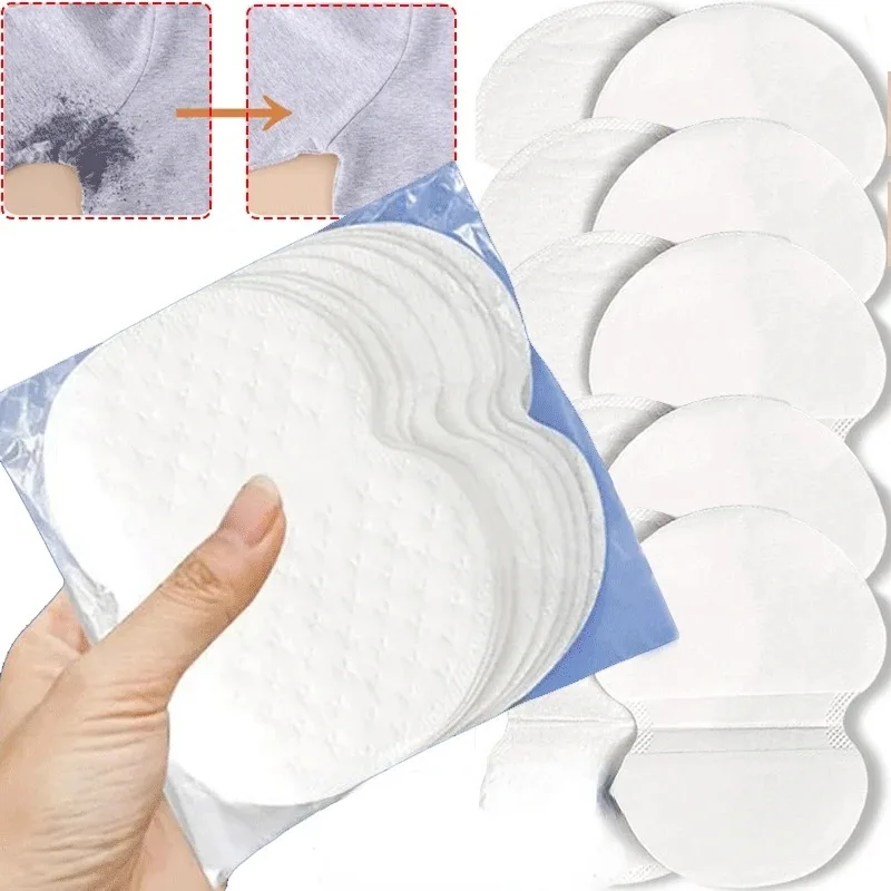 100/10pcs Underarm Pads Dress Clothing Perspiration Deodorant Pads Armpit Care Sweat Absorbent Pads Deodorant for Women Men