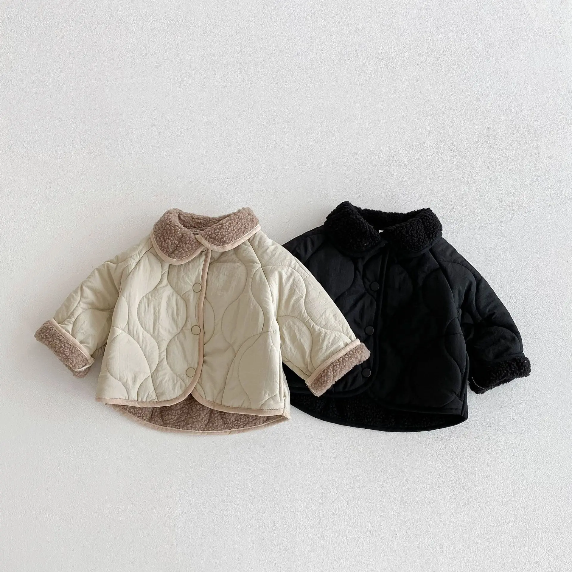 Winter Neue Koreanische Kinderkleidung Winddichte Gesteppte Jacke Kinder-Baumwollmantel 0-5 Jahre Alte Baby-Winterkleidung – Detail 6