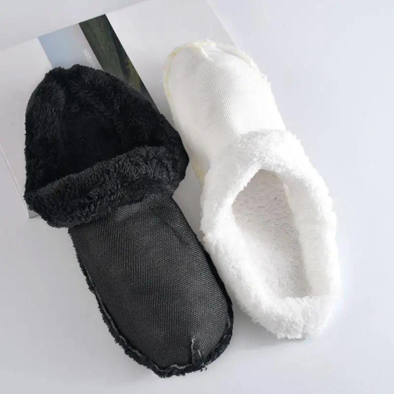 Plantillas de felpa cálidas para invierno, abalorio para zapatos con agujeros Crocs, zapatos forrados de piel, zuecos, accesorios para zapatos reemplazables gruesos, 1 par