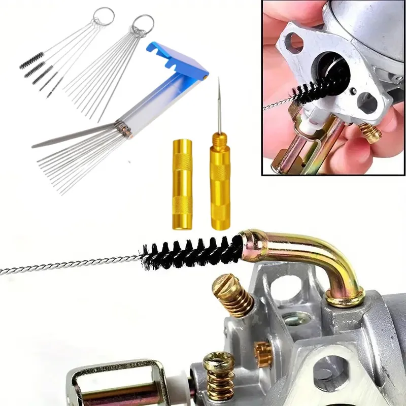 

1 Set Airbrush Cleaning Brush Auto Spray Gun Nozzle Cleaning Tool Stainless Steel Cleaning Wires Repair Tools Set