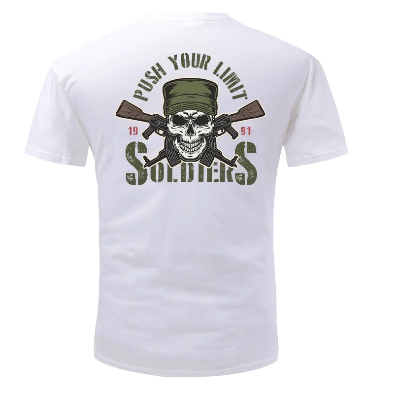 Hard Man Club Summer Short-Sleeved T-shirt 1991 We Are Warriors