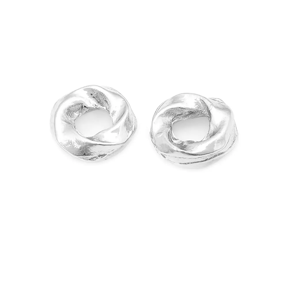 4MM 6MM 18K Goldfarbene Messing Runde Gedrehte Kreisförmige Armband-Abstandhalterperlen Schmuckherstellungszubehör DIY-Zubehör – Detail 13