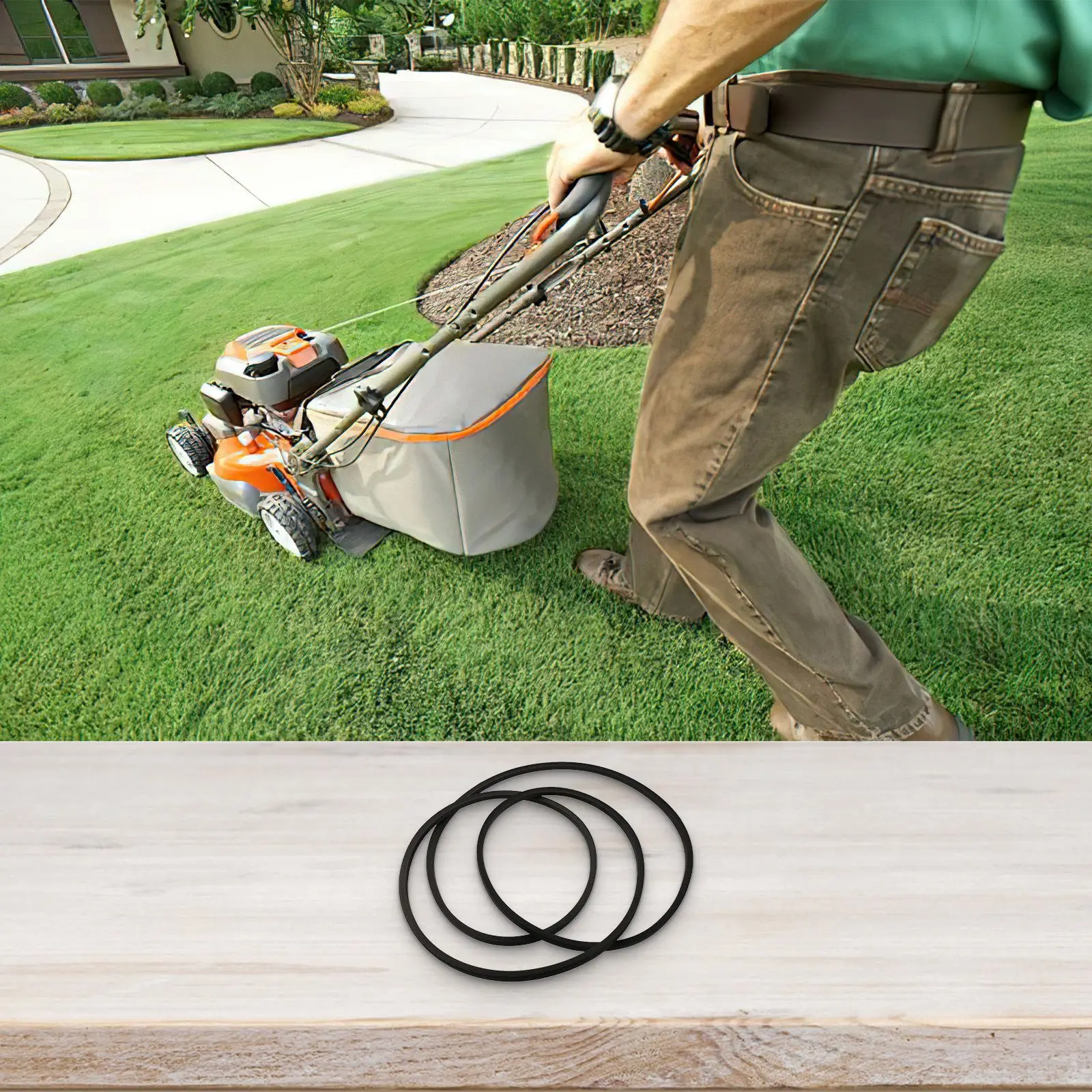For Craftsman for Lawn Mower Belt For Lawn Tractors With 48 Mower Decks For Craftsman For Poulan for Lawn Mower Belt Upgrade