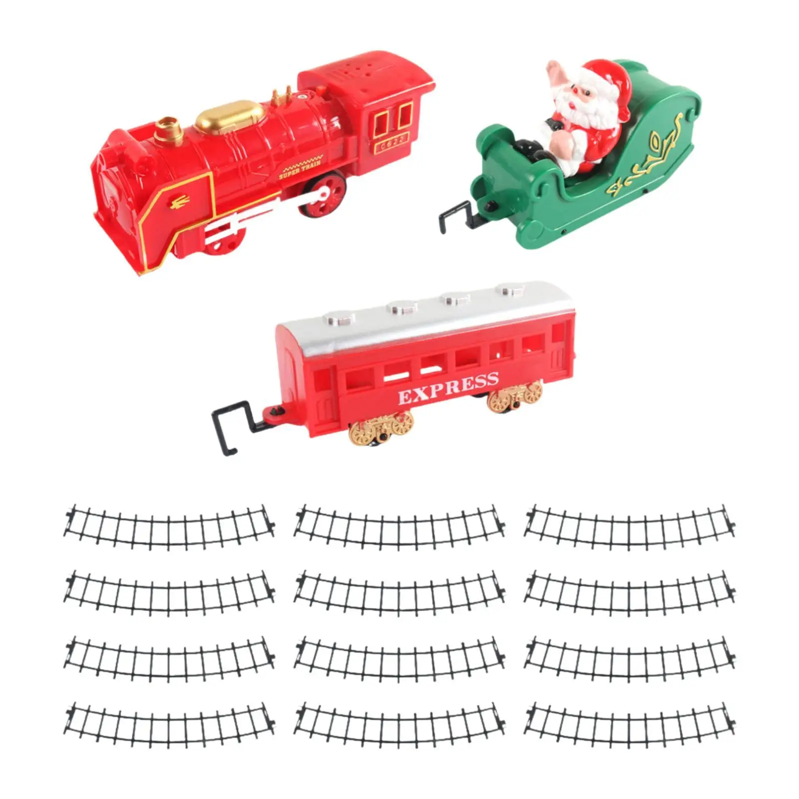 Christmas Tree Train Toy Train Set Toddlers Model Trains for 3 4 5 6 7 8+ Year