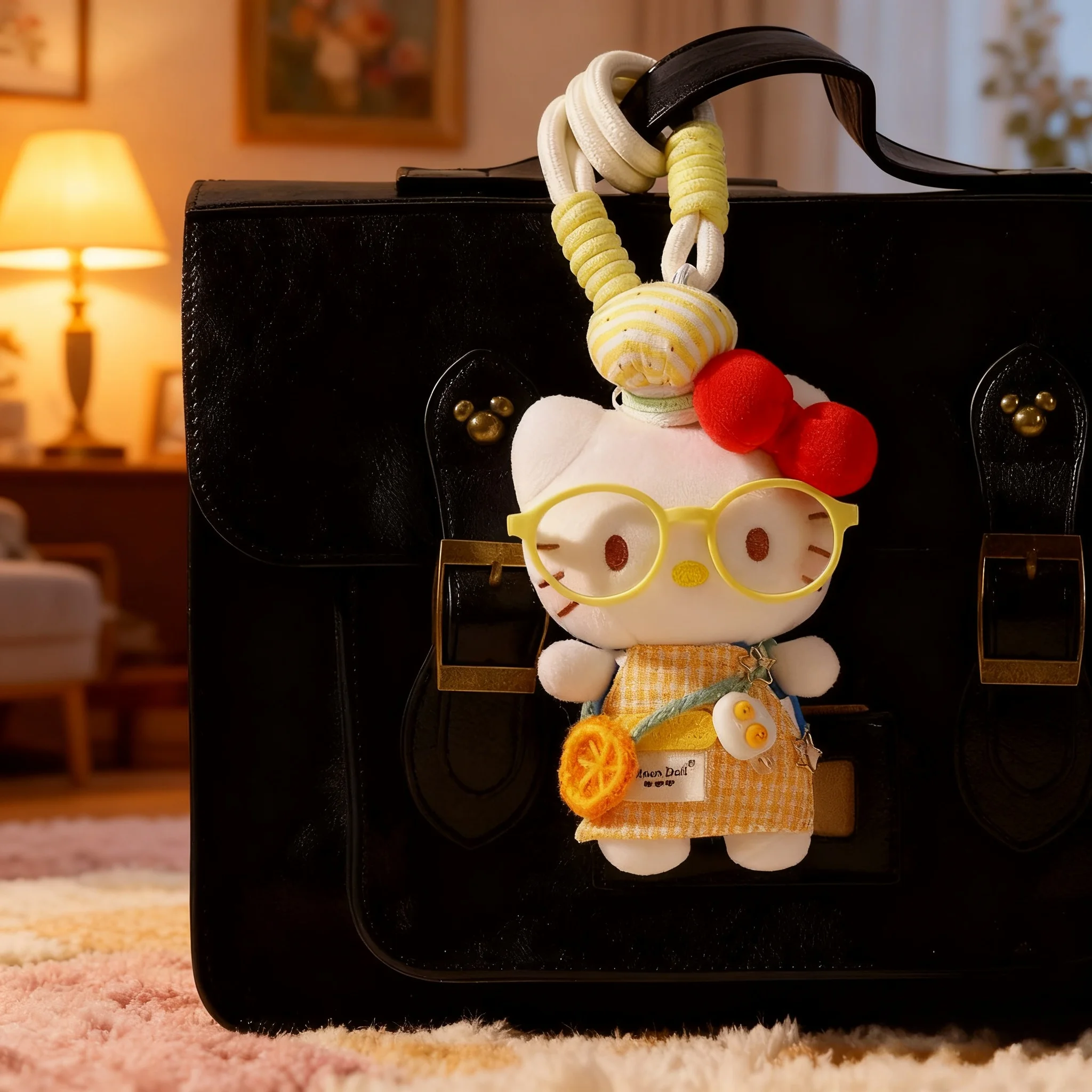 Nuovo portachiavi in peluche Hellokity Cartoon Kawaii Fashion Doll Ciondolo Studente Zaino Ciondolo Decorativo Doll Fan Series Regalo