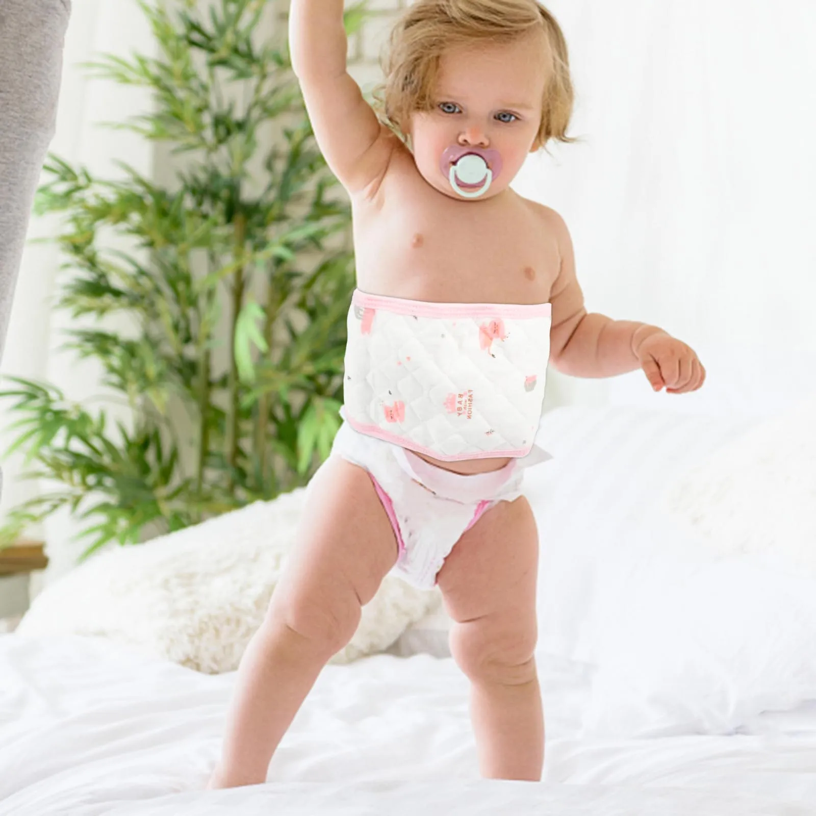 

Umbilical Cord Newborn Belly Belt Infant Navel for Toddler Belts Bellyband Printed