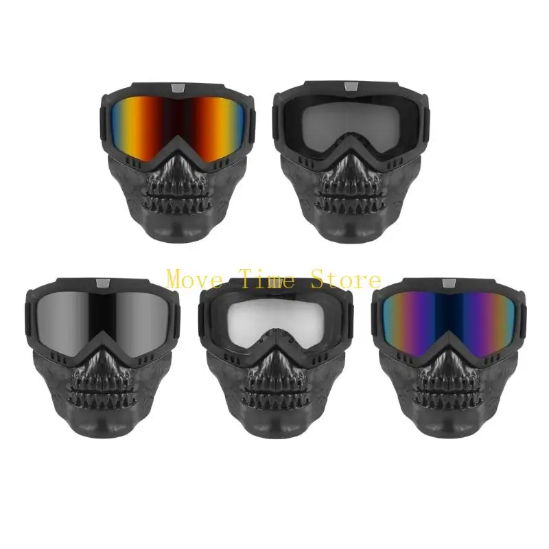 92ME Motorcycle Outdoor Full Face Mask with Detachable Lower Guard for Cycling Sport