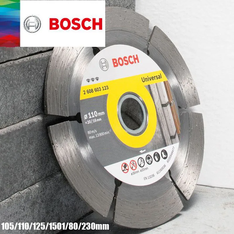 

Bosch 105/110/125/150180/230Mm Universal Cutting Wheel Saw Blades for Cutting Stone Reinforced Concrete Power Tool Saw Blades