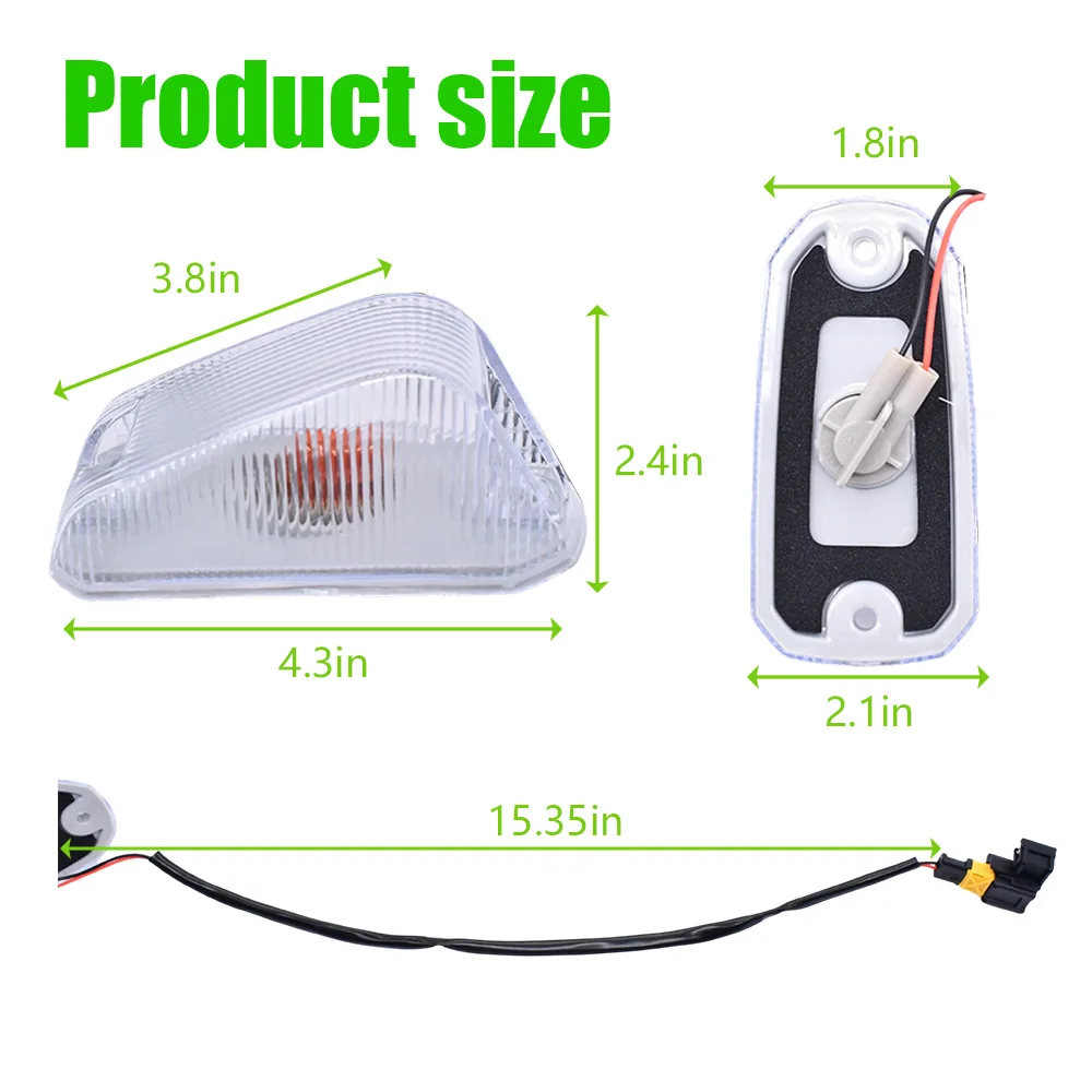 

Габаритные огни на крыше кабины для Dodge Ram ProMaster 1500 2500 3500 2014-2023 годов, ходовые огни на крыше, заменяют аксессуары 68232473AA