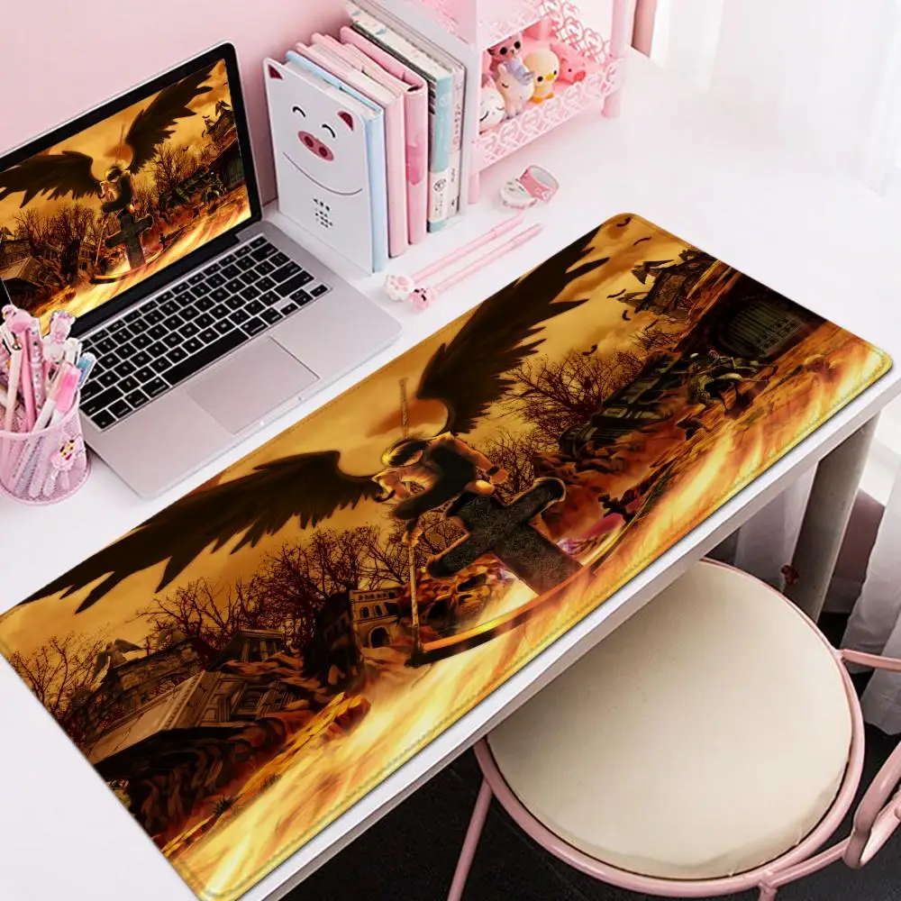 Anime Death Note Mouse Pad 90x40CM Non-slip Gaming Mousepad Gamer E-Sports Mouse Mat Game Mechanical Keyboard XXL Desk Mat