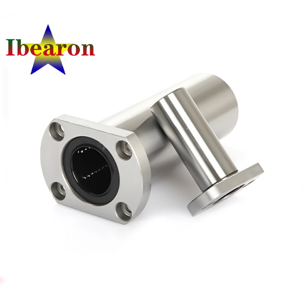 

1PCS LMH25LUU Double-Wide Type Two Side Cut Flanged Linear Motion Ball Bearing Seals On Both Side Resin Retainer