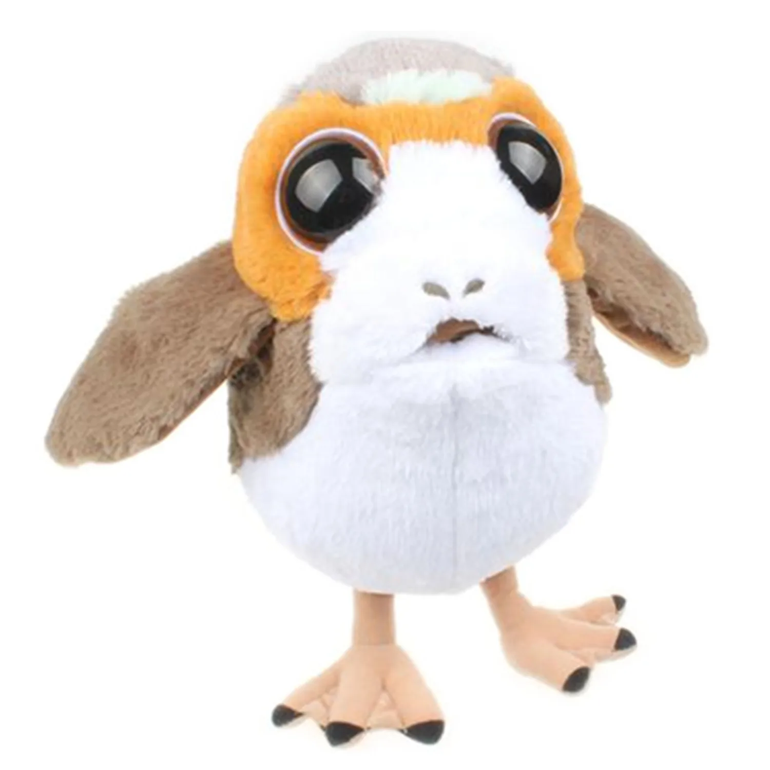 

Новый милый фильм Porg Birds 3D глаза плюшевые детские мягкие игрушки для детей подарки