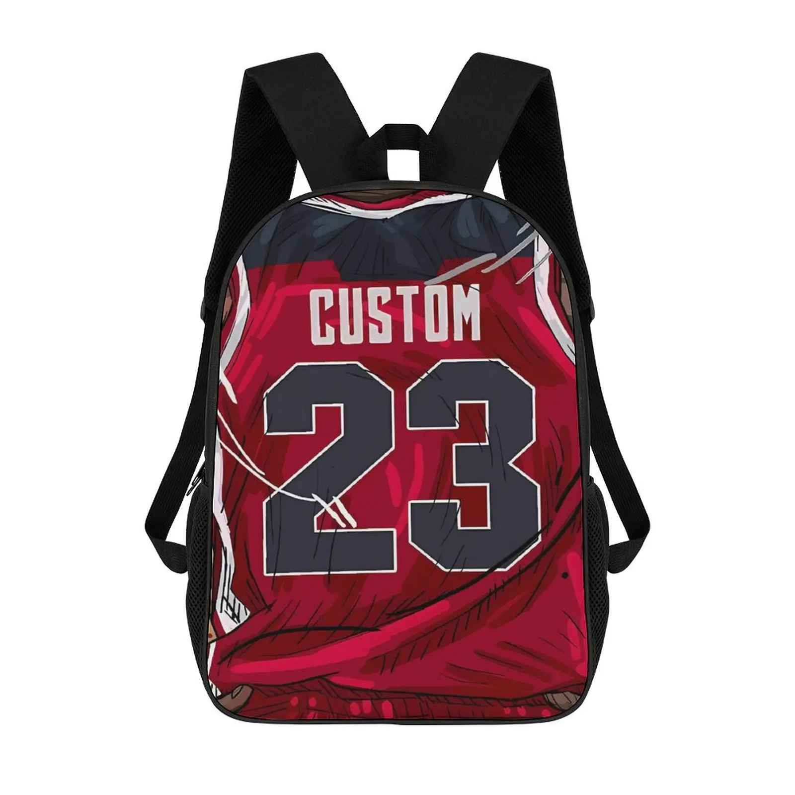 

Player Storage Backpack Customized Your Name Basketball Fan Schoolbag 17 Inch Laptop Bag Fashion Backpack New Design 17 inch