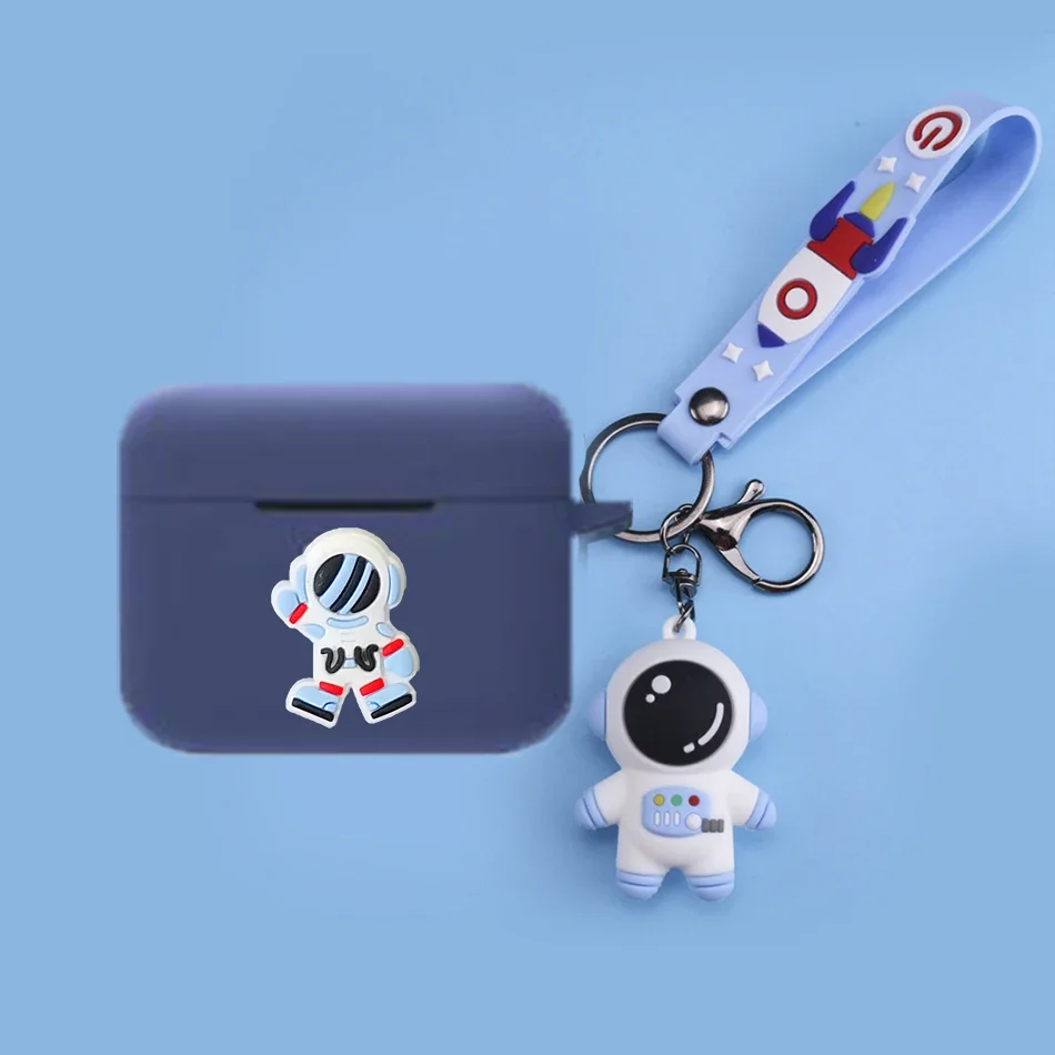 Funda protectora de silicona para auriculares Razer Hammerhead True Wireless Pro, con dibujos de dinosaurios/Panda, accesorios para llavero