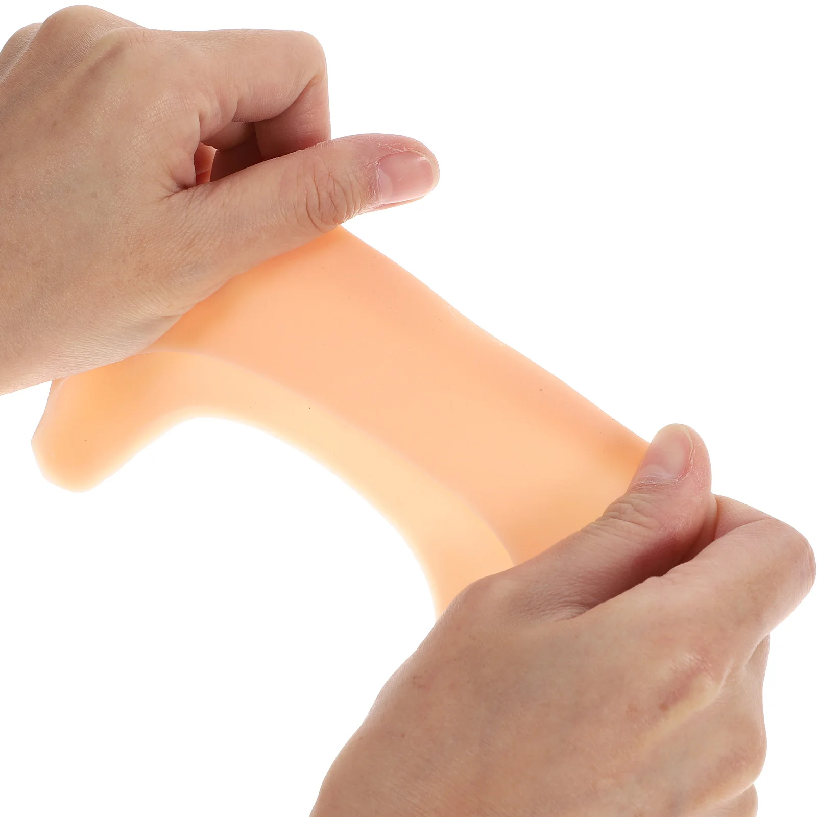 

A Pair of Nude Silicon Toe Caps Ballet Shoes Toe Pads Protect Front Half Sole Relieve Stress