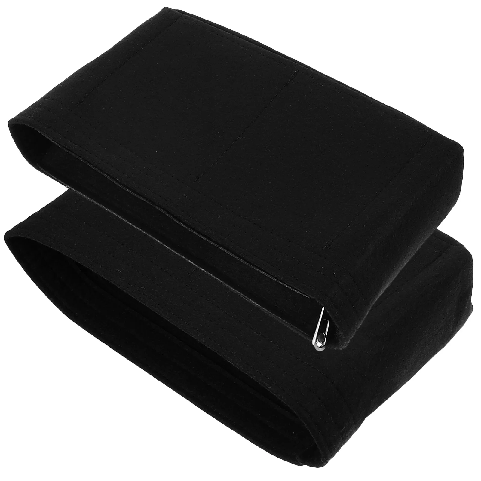 

2pcs Purse Women Handbag Felt Bag Small Lightweight Tote Insert Storage Liner Keys Wallet Accessories Handbag Organizer